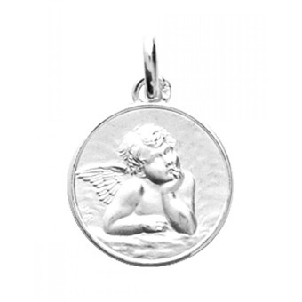 Stella Bijoux - Médaille ange argent - Naissance et baptême