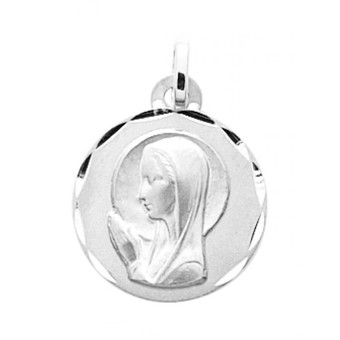 Stella Bijoux - Médaille vierge en argent - Naissance et baptême