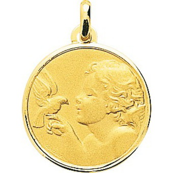 Stella Bijoux - Médaille ange or 750/1000 jaune (18K) - Naissance et baptême