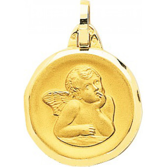 Stella Bijoux - Médaille ange or 750/1000 jaune  (18K) - Naissance et baptême