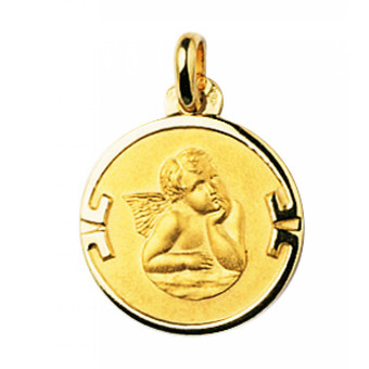 Stella Bijoux - Médaille ange or 750/1000 jaune  (18K) - Medailles