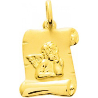 Stella Bijoux - Médaille ange Or 375/1000 jaune  (9K) - Naissance et baptême