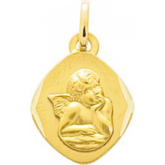 Stella Bijoux - Médaille ange Or 375/1000 jaune  (9K) - Naissance et baptême