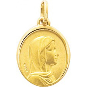 Stella Bijoux - Médaille vierge Or 375/1000 jaune  (9K) - Naissance et baptême