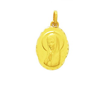 Stella Bijoux - Médaille vierge Or 375/1000 jaune  (9K) - Naissance et baptême