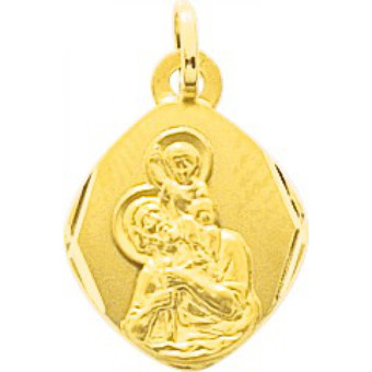 Stella Bijoux - Médaille St Christophe Or 375/1000 jaune  (9K) - Naissance et baptême