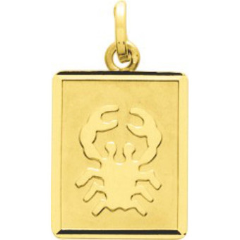 Stella Bijoux - Médaille zodiaque cancer or 750/1000 jaune (18K) - Medailles