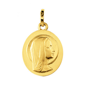 Stella Bijoux - Médaille vierge Or 375/1000 jaune (9K) - Naissance et baptême
