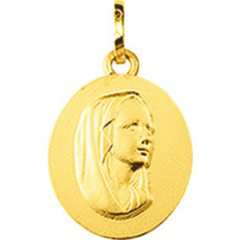 Stella Bijoux - Médaille vierge Or 375/1000 jaune (9K) - Naissance et baptême