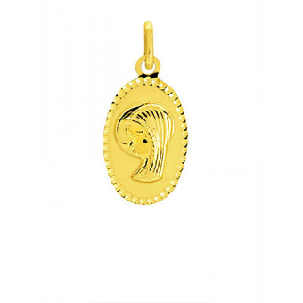 Stella Bijoux - Médaille Or 375/1000 jaune  (9K) - Naissance et baptême