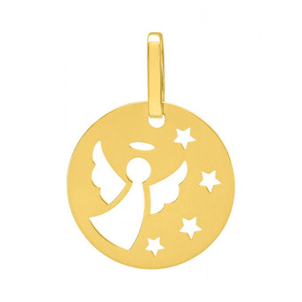 Stella Bijoux - Médaille ange Or 375 jaune (9K) - Naissance et baptême