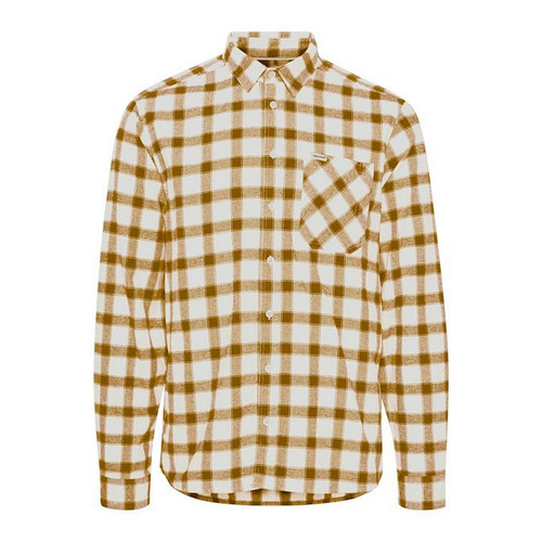 Blend - Chemise en coton manches longues - Promos chemises homme