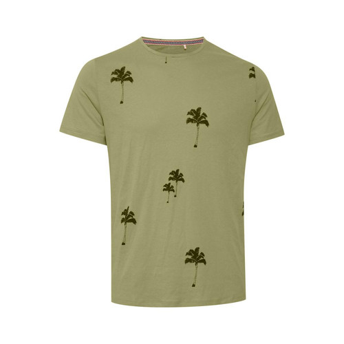 Blend - Tee-shirt Homme imprimé vert 100% Coton  - Vêtement homme