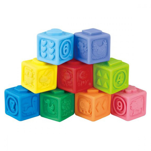 Bloomy - Sac Souple 9 Cubes d'éveil 