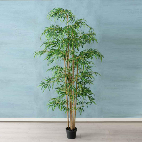 Boltze - Bambou d'Intérieur Synthétique Vert - Plante artificielle