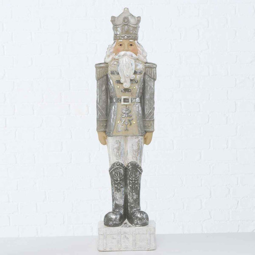 Boltze - Figurine Casse-noisette Grégoire Argent 92 Cm - Statue Et Figurine Design