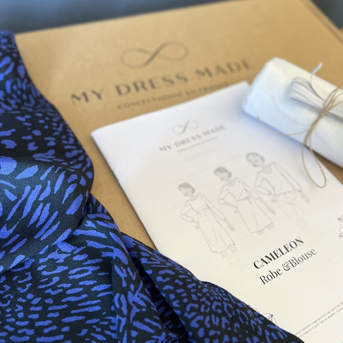 MY DRESS MADE - Box couture Robe Caméléon - Robes courtes femme fabrique en france