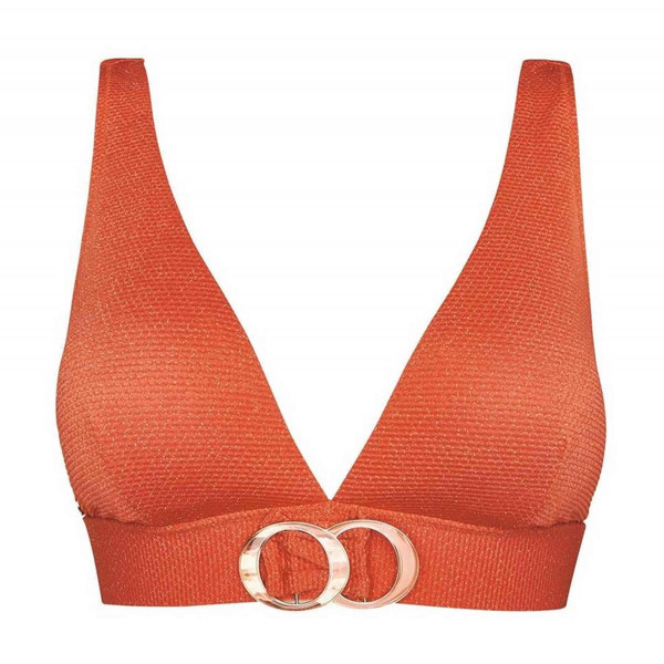 Haut de maillot de bain triangle Orange Brigitte Bardot Mode femme