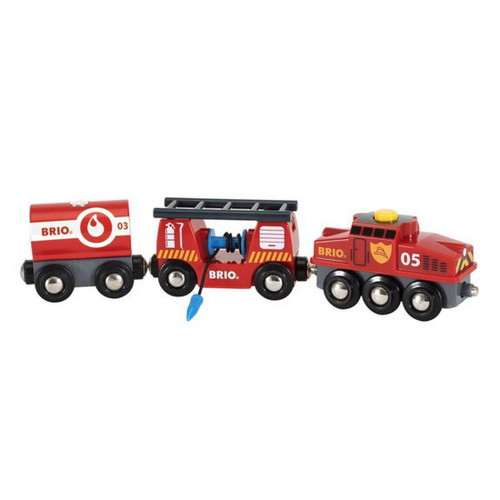 BRIO - Train des pompiers - Véhicules et figurines