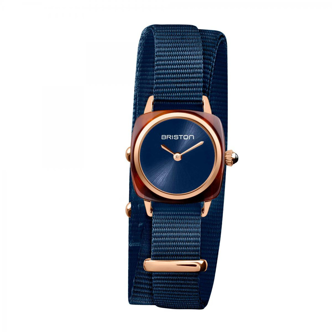 Montre femme  Briston Watches Clubmaster Lady 21924-PRA-T-33-NMB - Bracelet Nylon Bleu