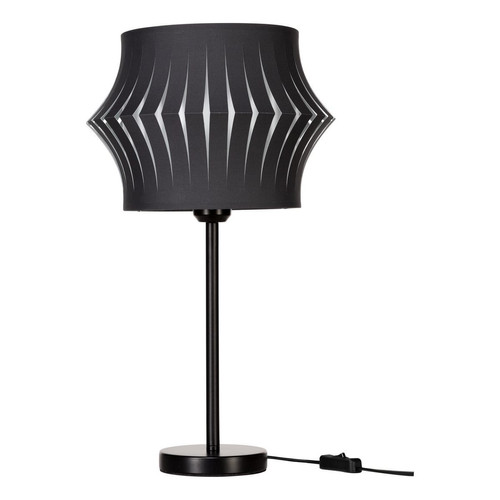 Lotus Lampe à poser 1xE27 Max.40W Noir/Noir PVC/Antacite Lampe