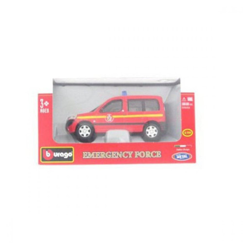Burago - Modèle réduit Emergency Force Echelle 1<BR/>50 : Camion Pompiers Secours - Véhicules et figurines