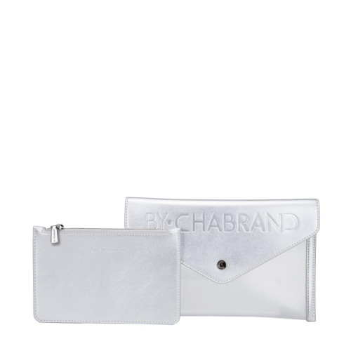 By Chabrand - Pochette argent et transparent - Maroquinerie By Chabrand