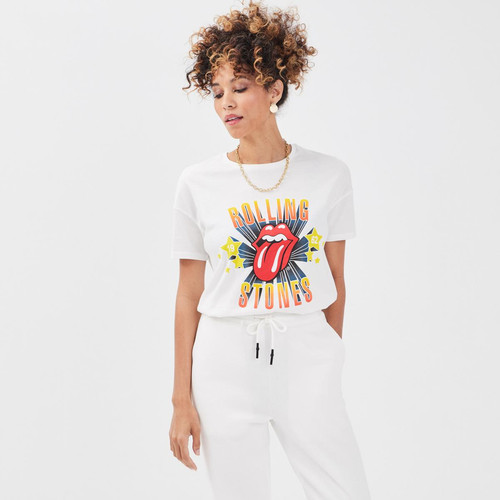 T-shirt Rolling Stones Cache cache Mode femme