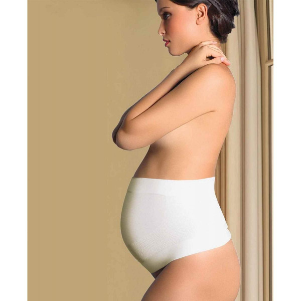 Ceinture de grossesse Blanc - Cache Coeur  en coton Cache Coeur Mode femme