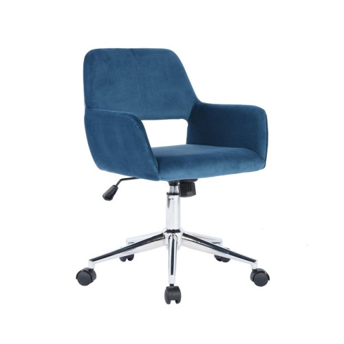 Calicosy - Chaise de bureau ajustable Bleu - Chaise De Bureau Design