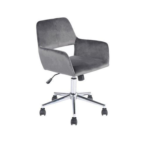 Calicosy - Chaise de bureau ajustable Gris - Promo Meuble Et Déco Design