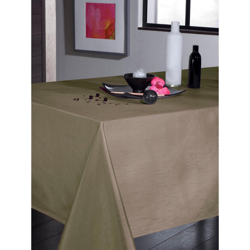 Calitex - Nappe EFFET SOIE Taupe - Nappes Design