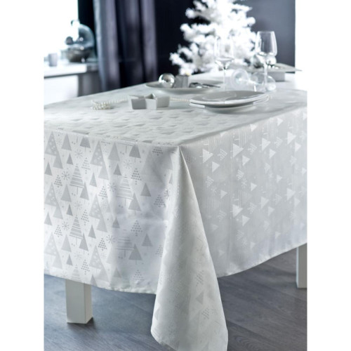 Calitex - Nappe PINEDE Blanc/Argent - Calitex