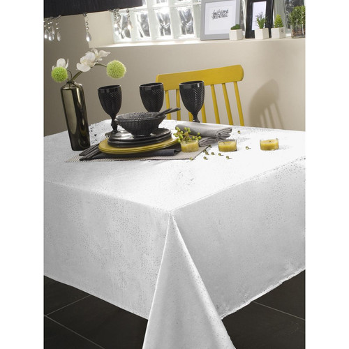 Calitex - Nappe Textile ELECTRA Blanc - Linge de table