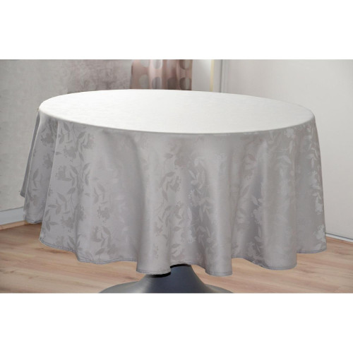Calitex - Nappe Textile OMBRA Ronde Gris - Calitex