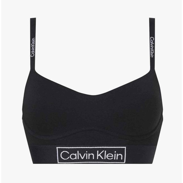 Bralette armatures - Noire Calvin Klein EUROPE Underwear en coton Calvin Klein Underwear Mode femme