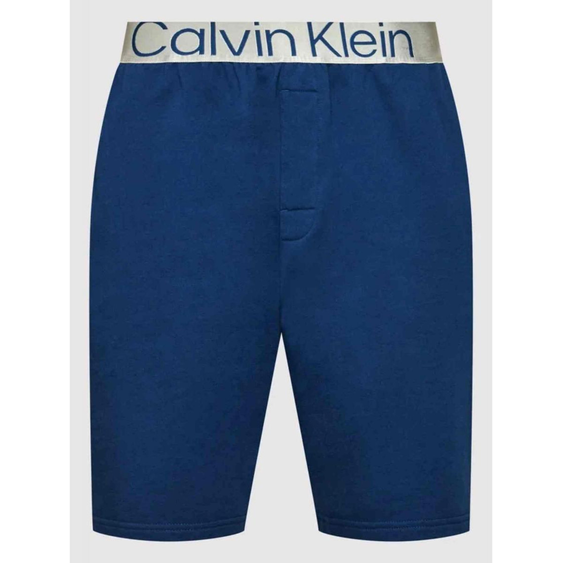bas de pyjama - short calvin klein europe underwear bleu en coton
