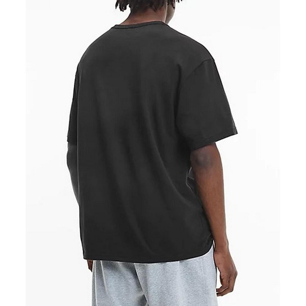 T-shirt avec col roulé à manches courtes Noir en coton Calvin Klein Underwear