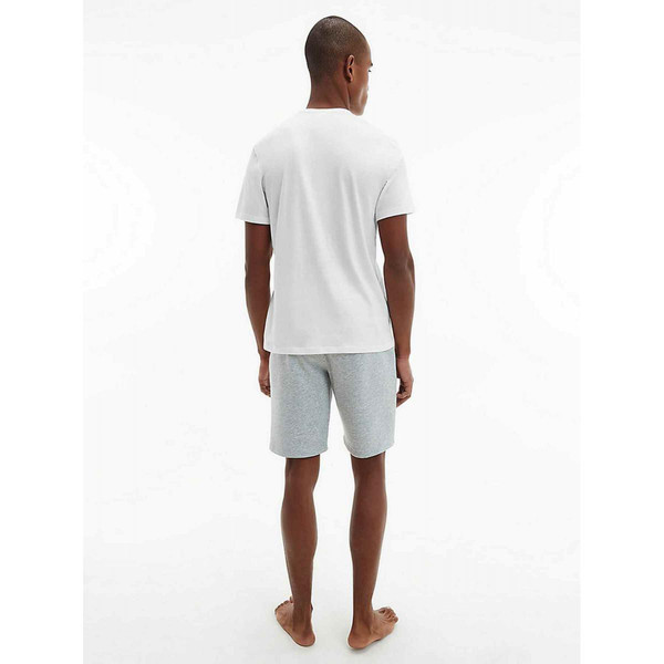 Tshirt col rond manches courtes - Blanc Calvin Klein Underwear en coton Calvin Klein Underwear