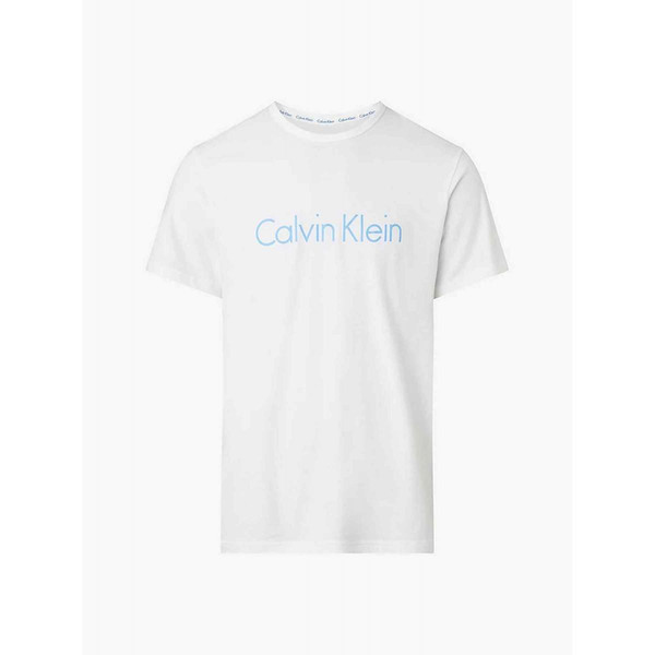 Tshirt col rond manches courtes - Blanc Calvin Klein Underwear en coton Calvin Klein Underwear LES ESSENTIELS HOMME