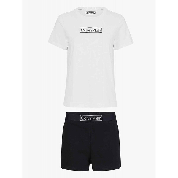 Ensemble pyjama top et short - Calvin Klein Underwear Noir  en coton Calvin Klein Underwear Mode femme