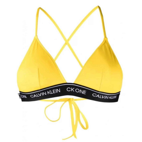 Haut de maillot de bain Triangle - Jaune Calvin Klein Underwear Calvin Klein Underwear Mode femme