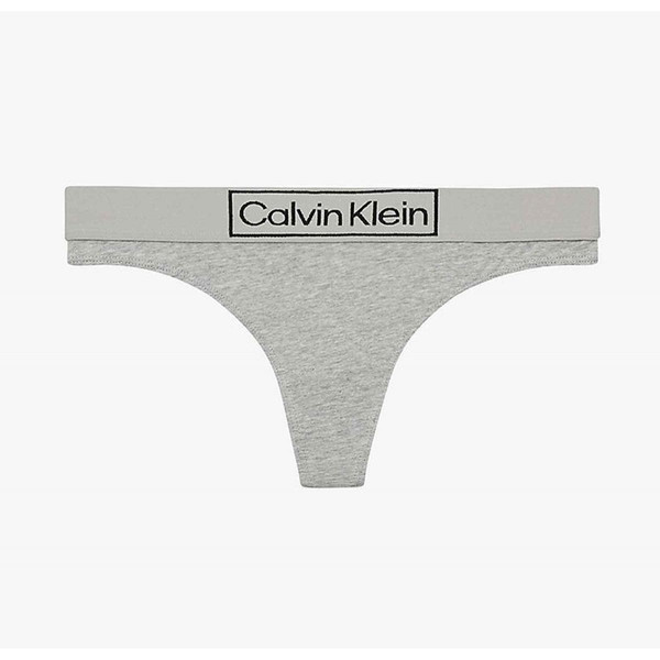 String - Calvin Klein Underwear Gris  en coton Calvin Klein Underwear Mode femme
