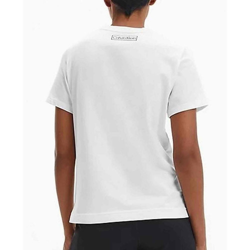 T-shirt col rond à manches courtes - Blanc Calvin Klein Underwear en coton Calvin Klein Underwear