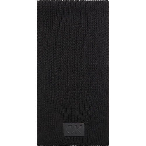 Calvin Klein Maroquinerie - Echarpe en coton Noir 
