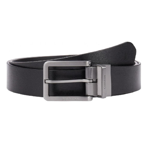 Calvin Klein Maroquinerie - ceinture en cuir noir - Promo Accessoires