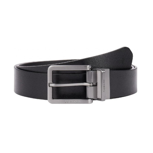 Calvin Klein Maroquinerie - ceinture noire en cuir - Toute la mode homme