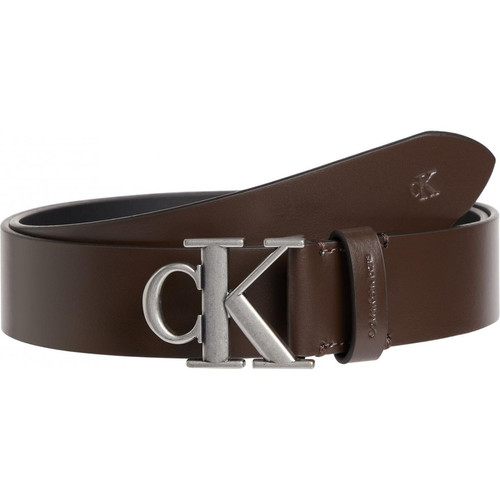 Calvin Klein Maroquinerie - Ceinture ajustable en cuir marron  - Calvin Kein Montres, maroquinerie et unverwear