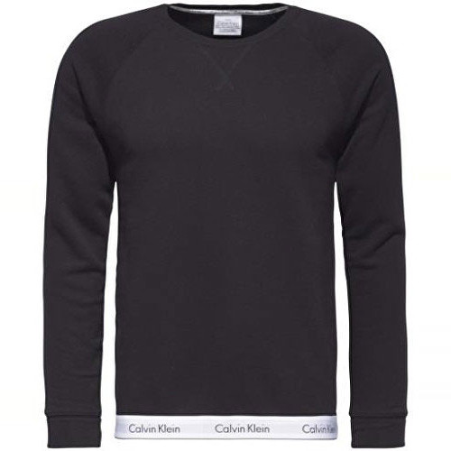 Calvin Klein Underwear - Sweatshirt Pyjama Coton Manches Longues - Col Rond Noir - Calvin Kein Montres, maroquinerie et unverwear