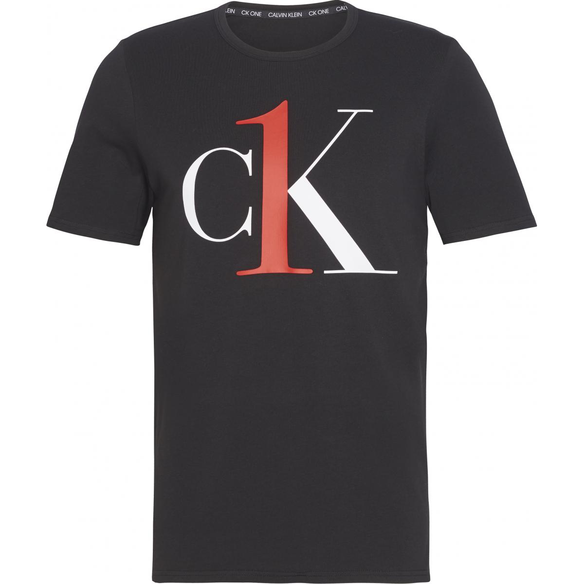 Homme Vêtements T-shirts T-shirts à manches courtes Polo Calvin Klein pour homme en coloris Noir 